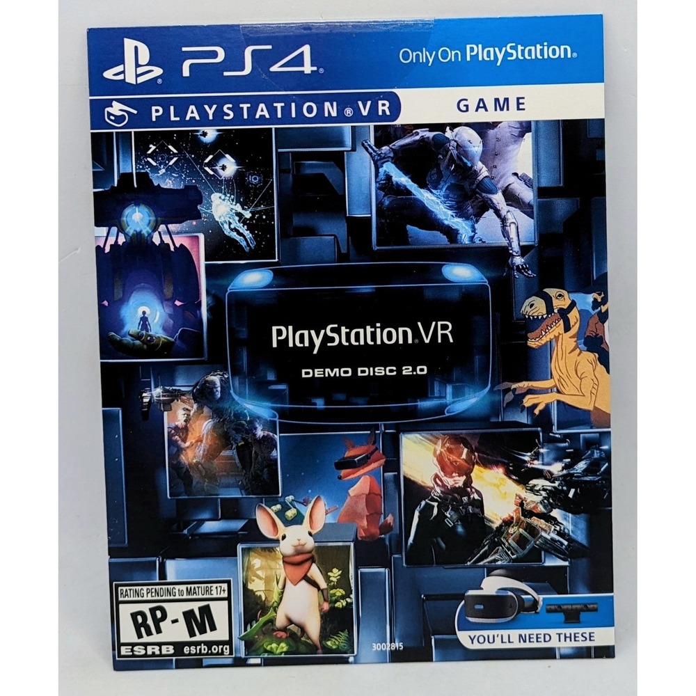2017 PlayStation VR Demo Disc 2.0 PSVR Virtual Reality (PlayStation 4) (PS4)